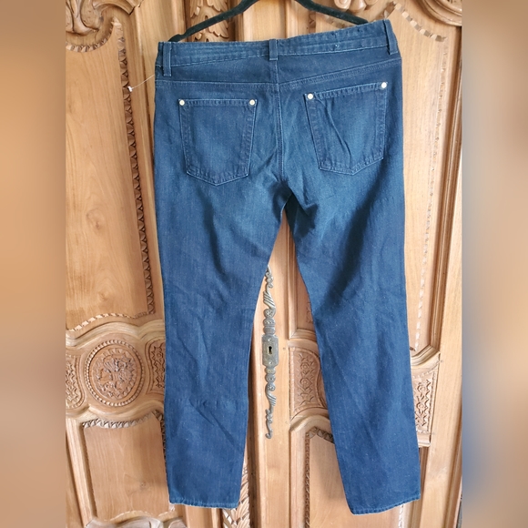Kors Dark Navy Straight Jeans Size 10 Made In USA - Picture 5 of 8